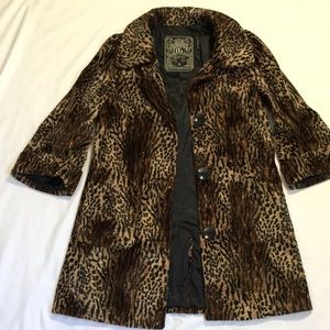 Guess coat , size S , animal print